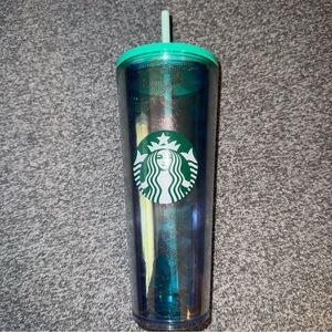Starbucks 24 oz Iridescent Mermaid Siren Scales Venti Cold Cup Tumbler